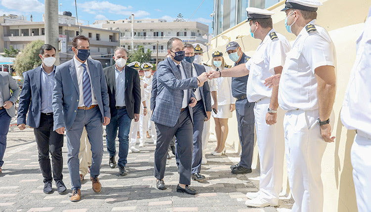 Από την επίσκεψη του Γιάννη Πλακιωτάκη στη Χερσόνησο