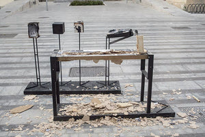 Οι εικαστικές παρεμβάσεις δεν άρεσαν σε κάποιους που φαίνεται πως η Τέχνη τούς ενοχλεί!