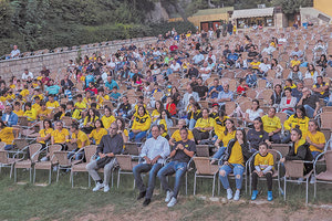 Η οικογένεια του Εργοτέλη τίμησε με την παρουσία της την ημερίδα που πραγματοποιήθηκε στο κηποθέατρο «Ν. Καζαντζάκης»