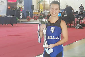 Την πέμπτη θέση κατέλαβε η Αθηνά Παπουτσάκη στο Ευρωπαϊκό πρωτάθλημα Άρσης Βαρών Νεανίδων