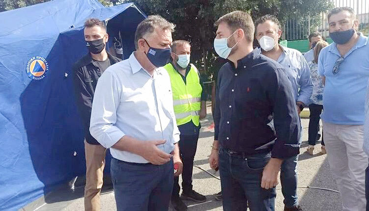 Ο Ν. Ανδρουλάκης συναντήθηκε και με τον δήμαρχο
