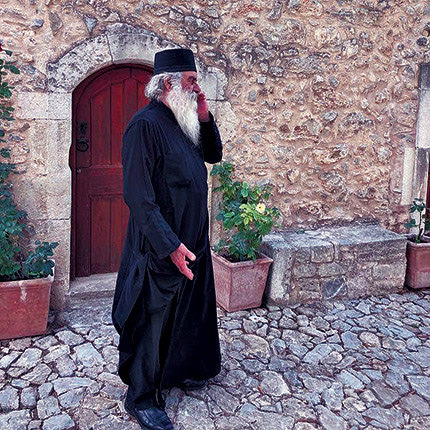 Ο ηγούμενος της Μονής Αγκαράθου Ευμένιος Ρουσάκης