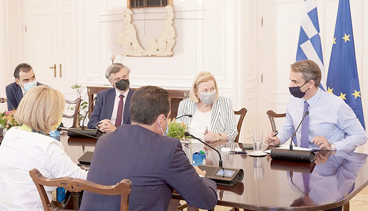 σύσκεψη υπό τον πρωθυπουργό στο Μέγαρο Μαξίμου
