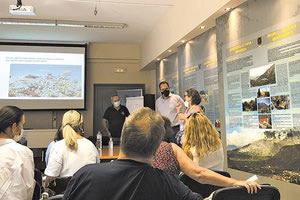 Ομάδα εκπροσώπων γερμανικών τουριστικών γραφείων επισκέφθηκαν το Γεωπάρκο Ψηλορείτη.