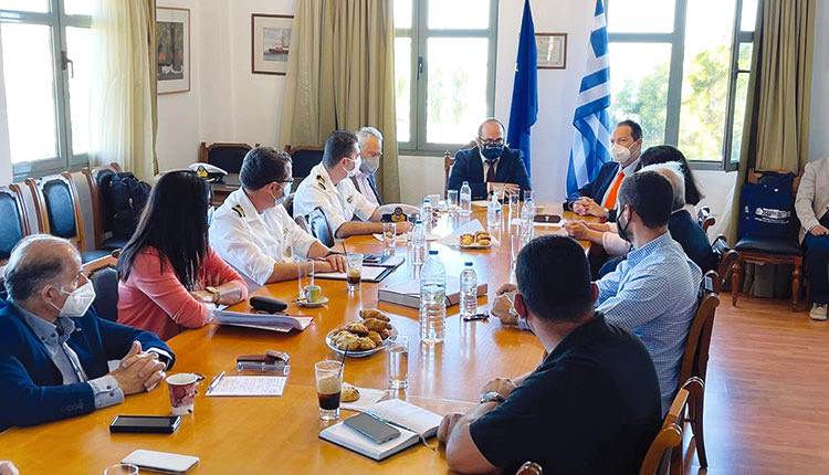 Στον ΟΛΗ ο Γενικός Γραμματέας Αιγαίου και Νησιωτικής Πολιτικής Μανώλης Κουτουλάκης.