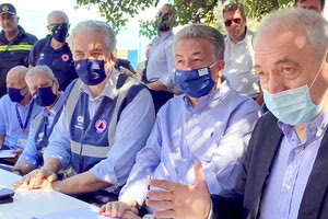 Ο κ. Λέκκας βρέθηκε στο Αρκαλοχώρι