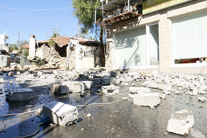 Ο σεισμός στά χωριά πέριξ του Αρκαλοχωρίου