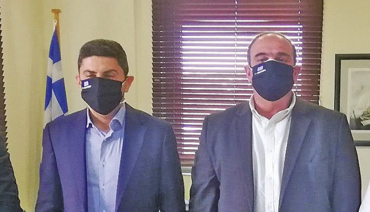 Λ. Αυγενάκης και Μανόλης Κοκοσάλης