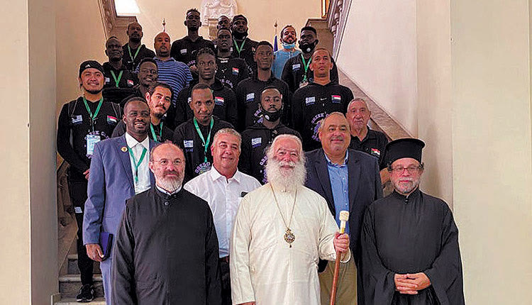 Το Πατριαρχείο Αλεξανδρείας επισκέφθηκε η ελληνική ομάδα μπάσκετ του Σουδάν