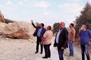 Τον κυκλοφοριακό στραγγαλισμό του επαρχιακού οδικού δικτύου Ηρακλείου Προφήτη- Ηλία είχε τη δυνατότητα να δει από πρώτο χέρι ο αντιπεριφερειάρχης Ηρακλείου Νίκος Συριγωνάκης