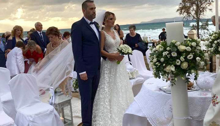 Την εκλεκτή της καρδιάς του, Ανθούλα Λαφάρα παντρεύτηκε ο γενικός διευθυντής της ΠΑΕ Εργοτέλης, Γιώργος Τουτζάρης.