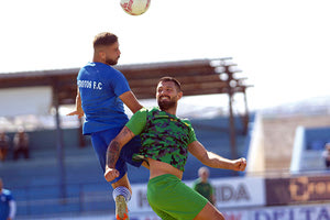 Φάση απο το χθεσινό φιλικό στην Αλικαρνασσό