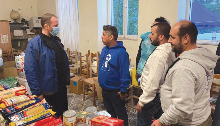 Από την επίσκεψη των φίλων του Ηροδότου στο Αρχοντικό