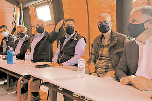 Από τη χθεσινή σύσκεψη παρουσία του κ. Στυλιανίδη