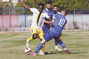 Δοκάρι είχε στο πρώτο ημίχρονο ο Κουάτενγκ στη μεγαλύτερη ευκαιρία του Εργοτέλη