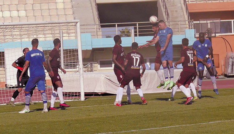 Φάση από το χθεσινό φιλικό Ηρόδοτος-Επισκοπή