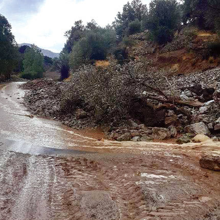 Τεράστιες καταστροφές στον Δήμο Φαιστού