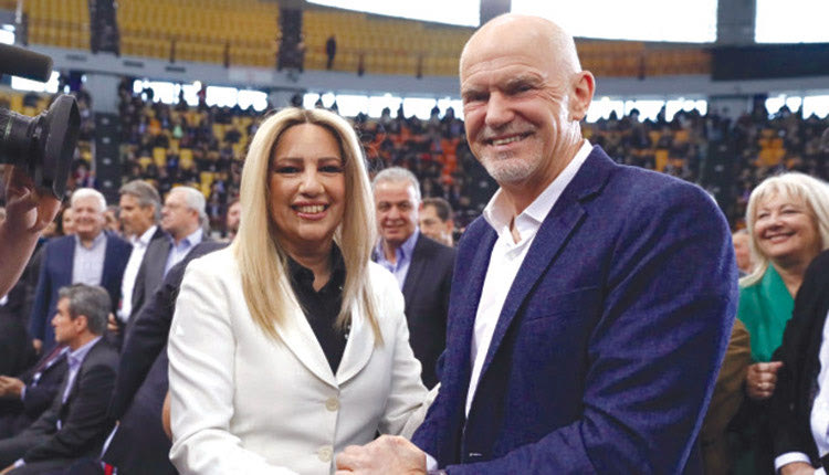 Ο Γ. Παπανδρέου ενημέρωσε την κυρία Γεννηματάγια για την πρωτοβουλία του