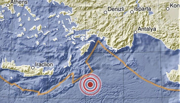 Η σεισμική δόνηση των 6.1 βαθμών της κλίμακας Ρίχτερ έγινε αισθητή σε Κρήτη, Κύπρο και Αίγυπτο