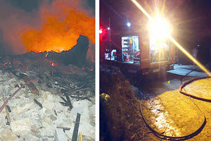 φωτιά σε οινοποιείο στο Πετροκεφάλι