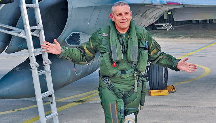 Με Rafale πέταξε στους γαλλικούς αιθέρες ο αρχηγός ΓΕΕΘΑ, Κωνσταντίνος Φλώρος