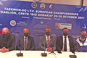 Από τη συνέντευξη Τύπου για το Ευρωπαϊκό πρωτάθλημα που θα γίνει στα «Δύο Αοράκια»