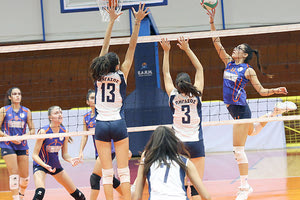 Στιγμιότυπο από το ματς νεανίδων Πήγασος-ΓΕΗ