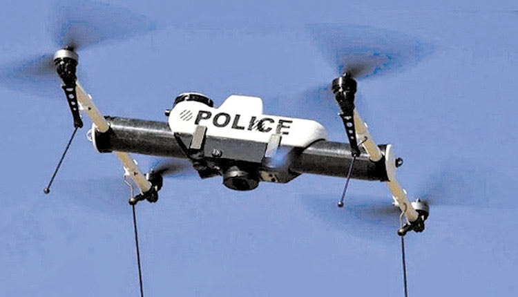 drones - ιπτάμενο σύστημα αστυνόμευσης
