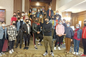 Η ομάδα ERASMUS+ του 12ου Γυμνασίου Ηρακλείου στην πόλη Suceava, στη βορειανατολική Ρουμανία