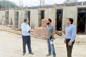 Από την επίσκεψη Αρναουτάκη στο νέο κτηριακό συγκρότημα της Περιφέρειας Κρήτης