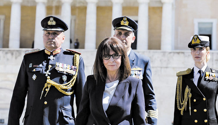 Η Προέδρος της Δημοκρατίας, Κατερίνα Σακελλαροπούλου