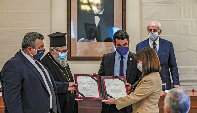 ΣΤΑ ΧΑΝΙΑ ΤΟ ΣΑΒΒΑΤΟ Η ΚΑΤΕΡΙΝΑ ΣΑΚΕΛΛΑΡΟΠΟΥΛΟΥ Επίτιμη πρόεδρος του Ιδρύματος «Ελ. Βενιζέλος»