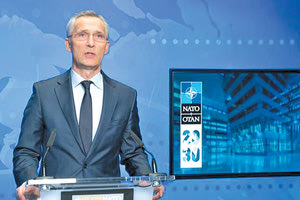 ο γενικός γραμματέας ΝΑΤΟ, Γενς Στόλτενμπεργκ