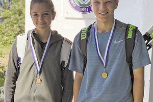 Η Αλίκη Ζαχαράκη με τον Γιάννη Νικολιδάκη