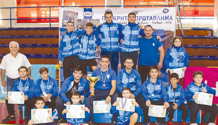 Οι αθλητές του Μίνωα χάρισαν την πρώτη θέση στο σωματείο με τις επιτυχίες τους