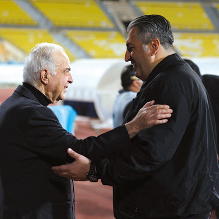 Λαμπρινός και Μπούσης χθες στο Παγκρήτιο