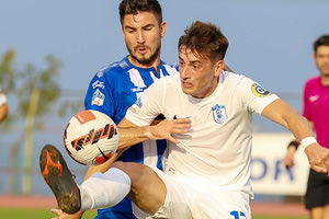 Ο Σουρνάκης σε προσπάθειά του από το χθεσινό ματς