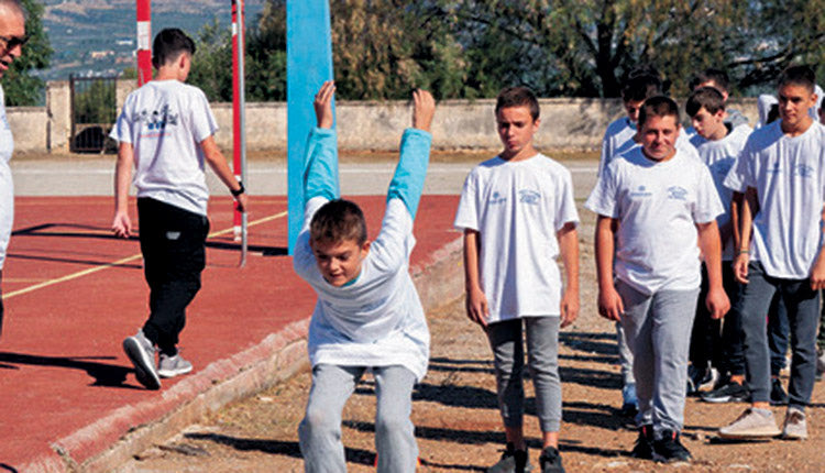Τ’ αγόρια στο αγώνισμα του άλματος