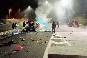 τροχαίο με μετανάστες : Το όνειρο σταμάτησε στην Εγνατία...