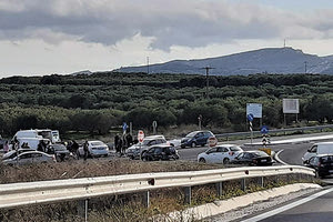 Το τροχαίο σημειώθηκε χθες το μεσημέρι