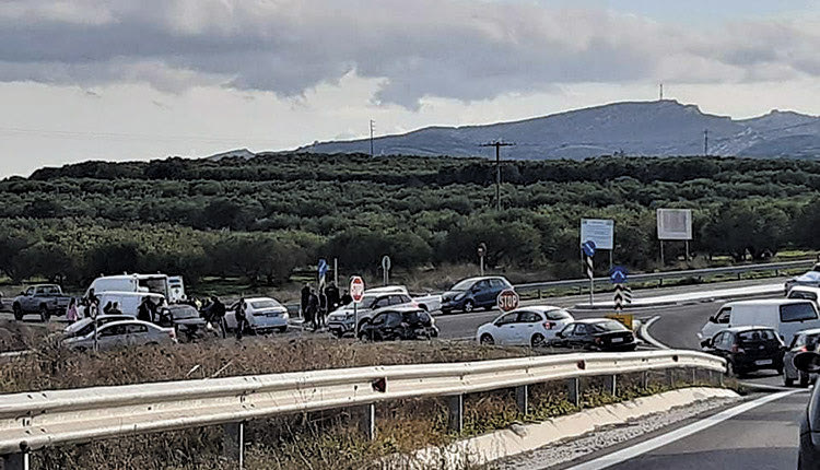 Το τροχαίο σημειώθηκε χθες το μεσημέρι