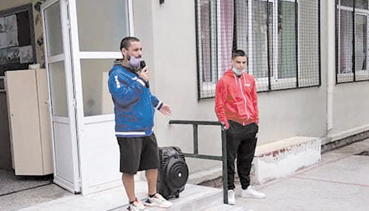 Στο 12ο Δημοτικό σχολείο χθες ο Πόρος για Χατζηπαναγή