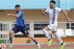 Ο Βρεττός σε μία προσπάθειά του στη χθεσινή αναμέτρηση