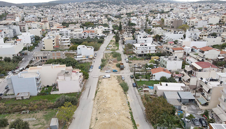 Τμήμα του χώρου της παρέμβασης