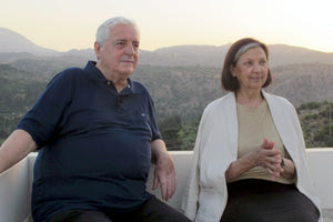 Ο Γιάννης Γαρεδάκης, εκδότης της εφημερίδας «Χανιώτικα Νέα» και ιδρυτής του «Μουσείου Τυπογραφίας Γιάννη και Ελένης Γαρεδάκη»