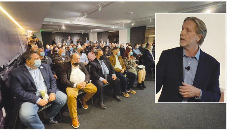 Παύλος Γερουλάνος, κατά τη διάρκεια της περιοδείας του στην Κρήτη
