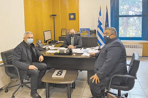 Συνάντηση με τον Σύλλογο «Η Ελπίδα» ο βουλευτής Ηρακλείου ΣΥΡΙΖΑ Σωκράτης Βαρδάκης