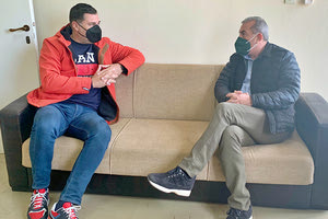 Από τη συνάντηση του Σωκράτη Βαρδάκη με τον Δημήτρη Δακανάλη