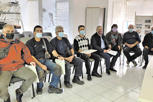 Στα γραφεία της ΔΕΥΑΗ ο βουλευτής Ηρακλείου ΣΥΡΙΖΑ Σωκράτης Βαρδάκης