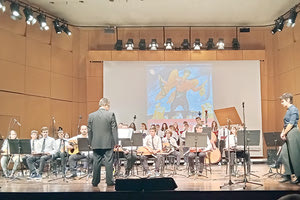 Η παράσταση μοναδική, όμως, ο κοροναϊός παραμόνευε για τους μαθητές του Μουσικού Σχολείου Ηρακλείου